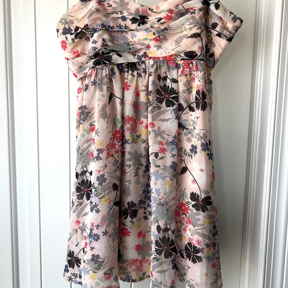 2000’s Forever 21 Floral Babydoll Spaghetti Strap Flowy Top